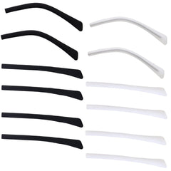 Black silicone eyeglass end tip 7x69 mm