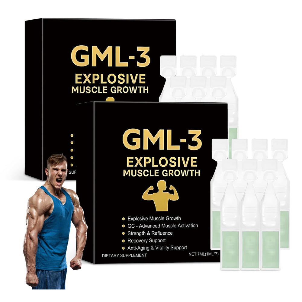 HENGRUNXIN GML-3 bottle front highlights six-in-one fitness support for workouts.
