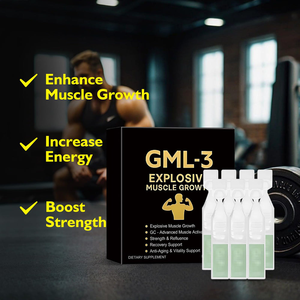 HENGRUNXIN GML-3 two bottles presented for home workouts and recovery.