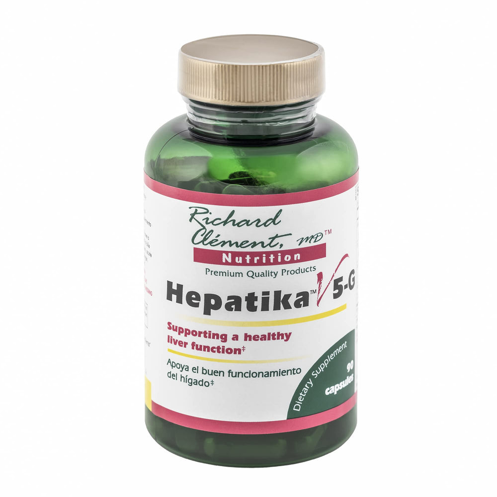 Hepatika V5-G Liver Support bottle with Milk Thistle, L-Glutathione and Turmeric