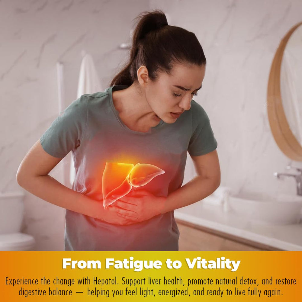 Hepatol L-Cysteine detox-support capsule close-up emphasizing liver-friendly detox routine.