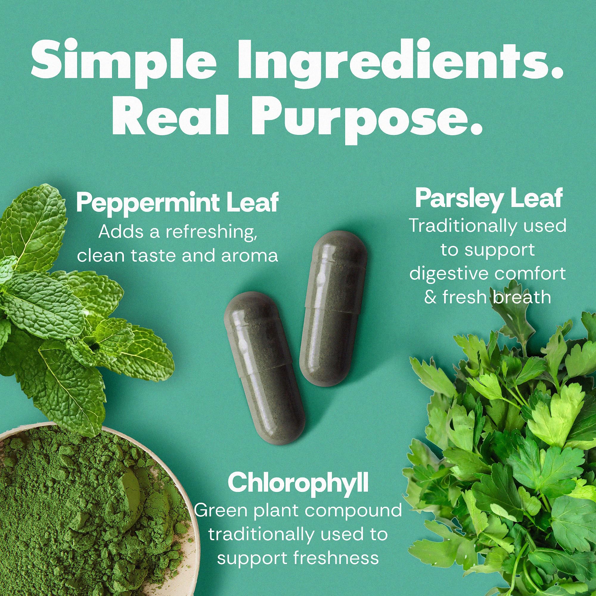 Her Fantasy Box Body Magic capsules closeup, offering a vegan detox support option