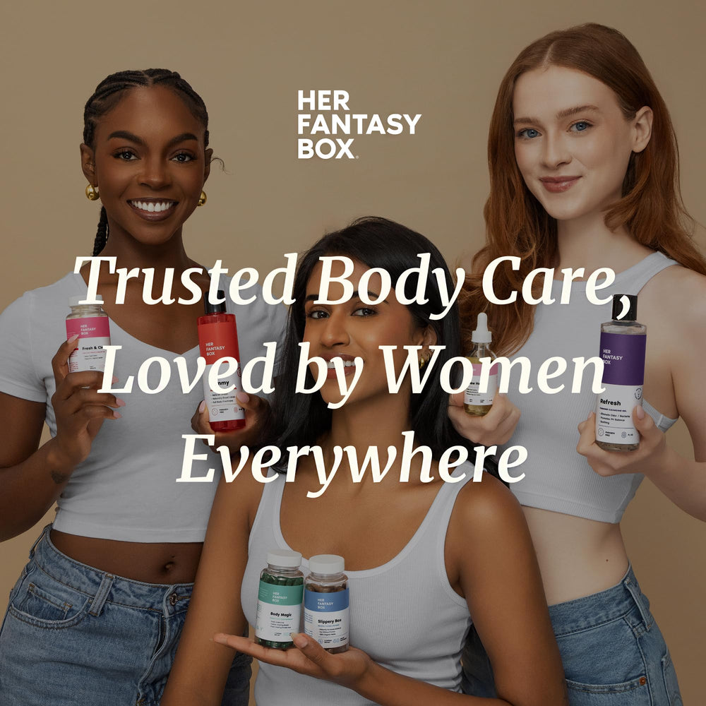 Her Fantasy Box Body Magic neatly packaged, ideal for a healthy routine