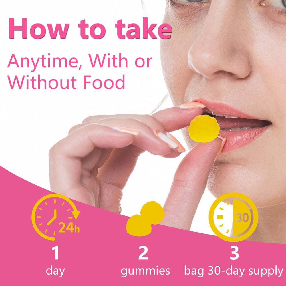 Gummies containing slippery elm and prebiotics