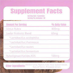 Close-up of pineapple-flavored feminine probiotic gummies