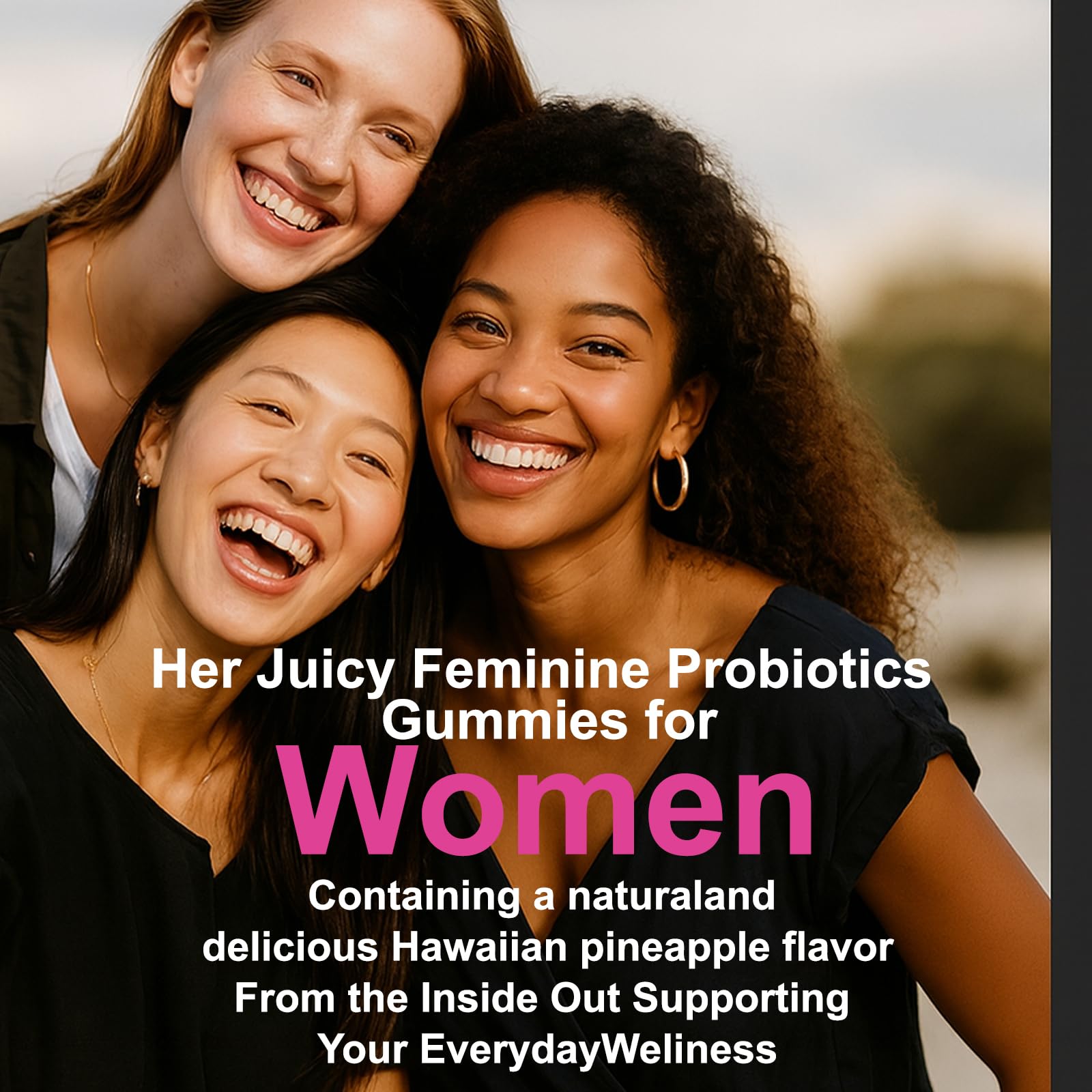 60-count bottle for Her Juicy Probiotic Gummies