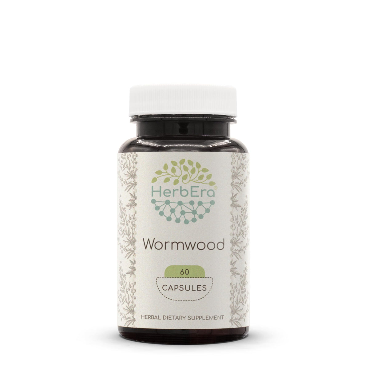 HerbEra Wormwood 60 capsules bottle