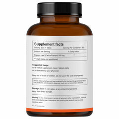 Close-up of Papaya Enzyme Tablets 500mg