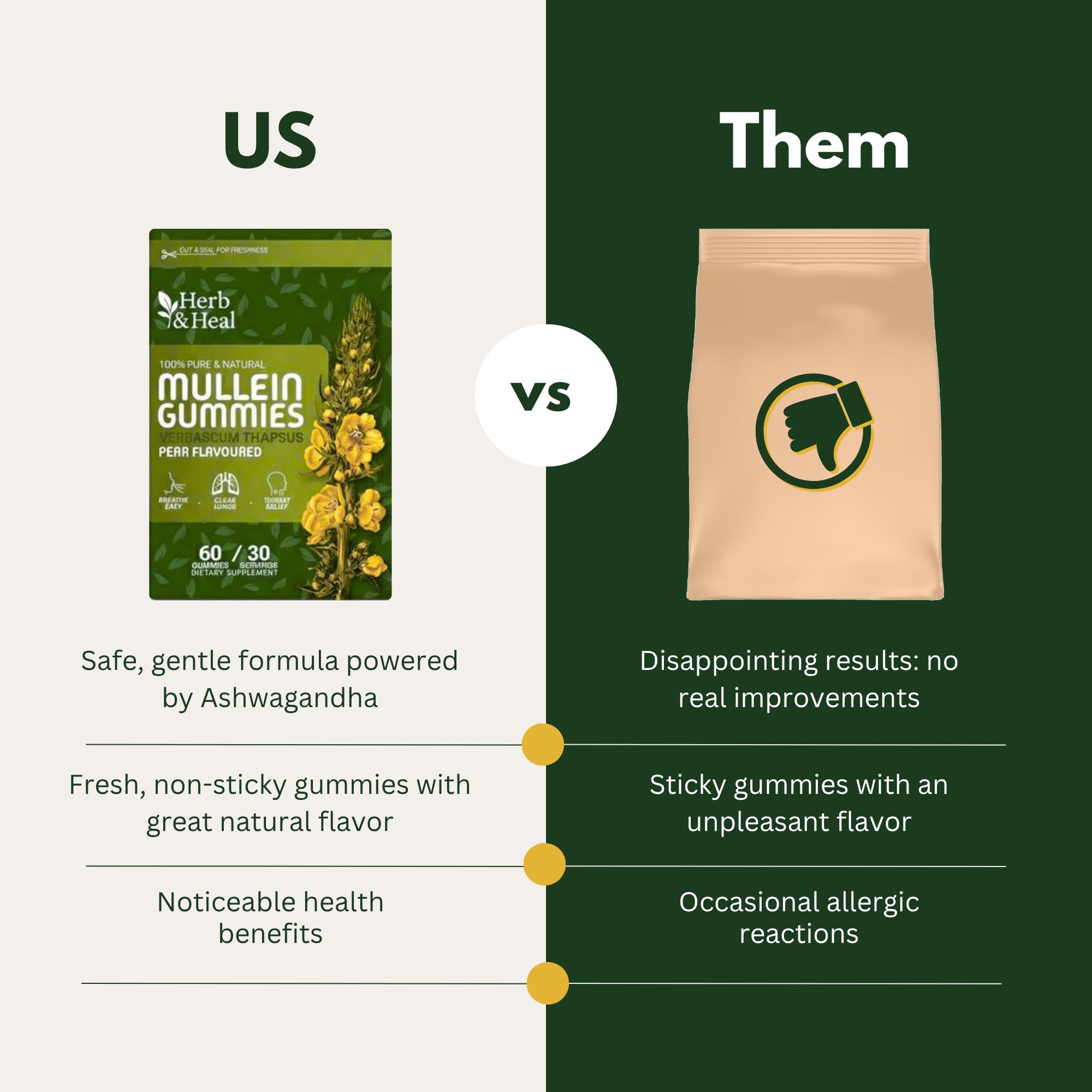 Nutrition facts label and serving size on the jar