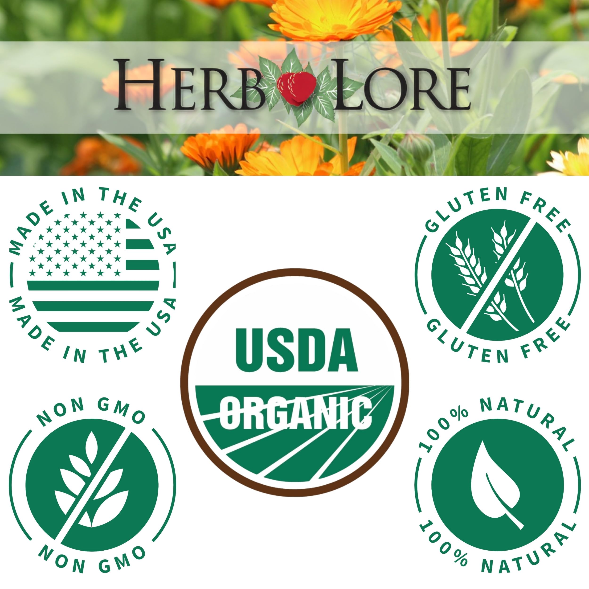 Close-up of GoodNight Tincture label showing organic certification