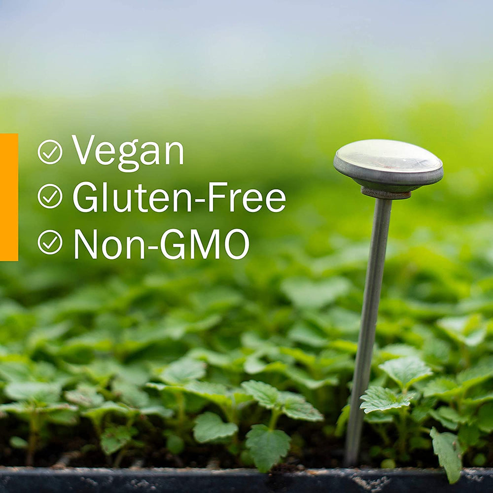 Product label emphasizing organic and gluten-free features