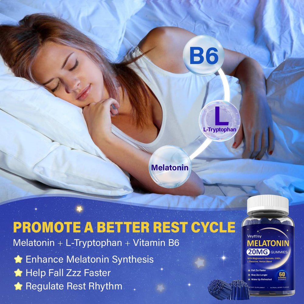 Herbal blend of 400 mg in melatonin gummies