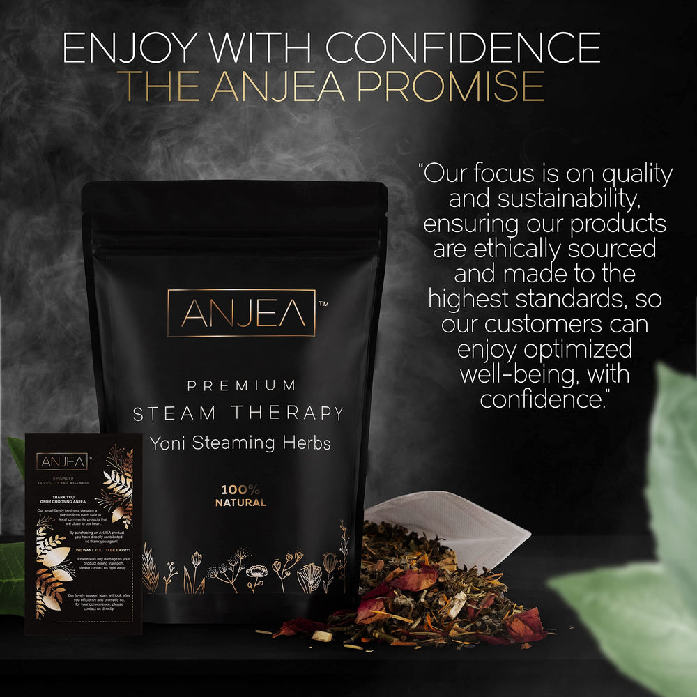 Close-up of the premium herbal blend ingredients