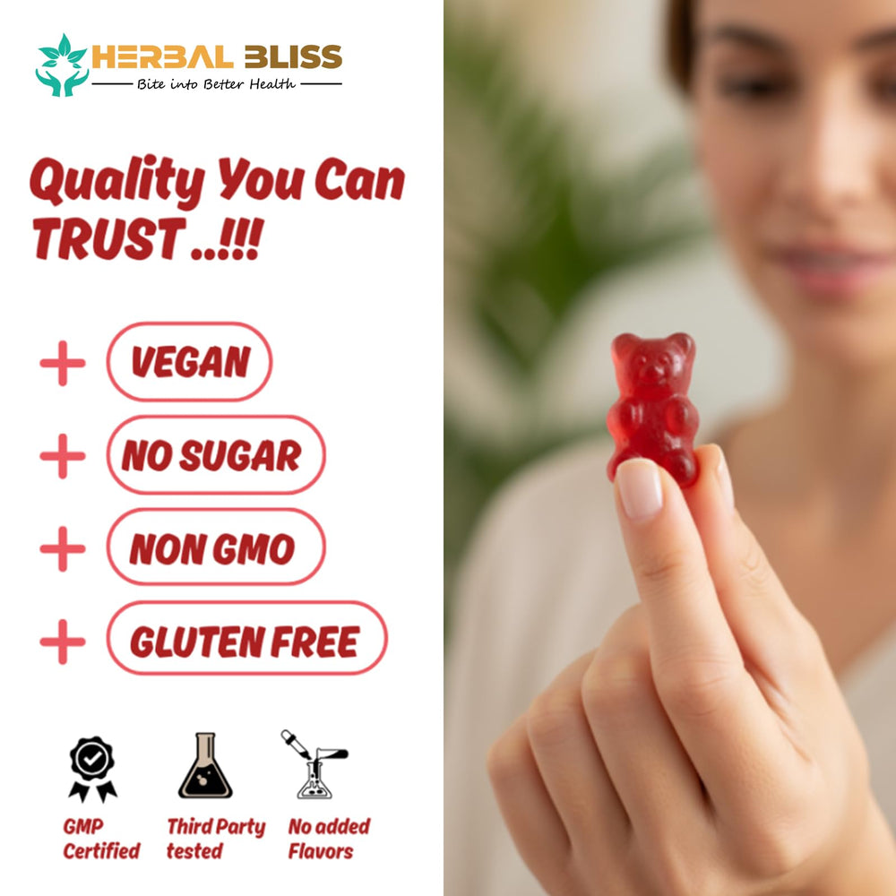Vegan iron gummies for immunity and energy