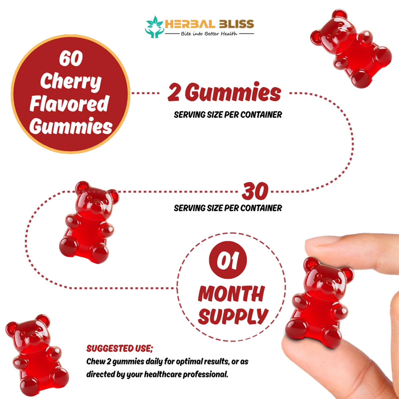 Sugar-free, non-GMO, gluten-free iron supplement gummies