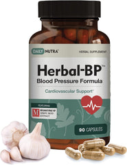 Herbal-BP 3-pack supplement bottles on display