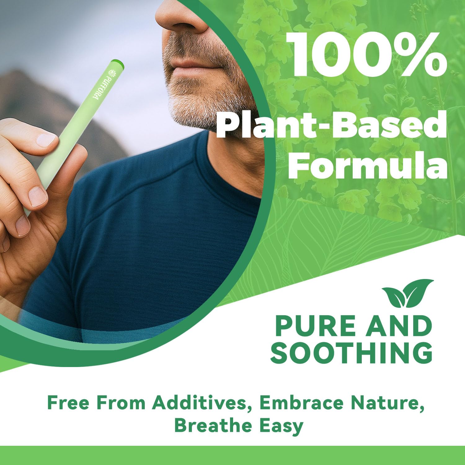 Lifestyle shot of the Herbal Diffuser Pen with fresh ambience