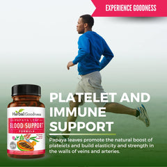Close-up of 700mg Papaya Leaf Extract capsule – 10X strength