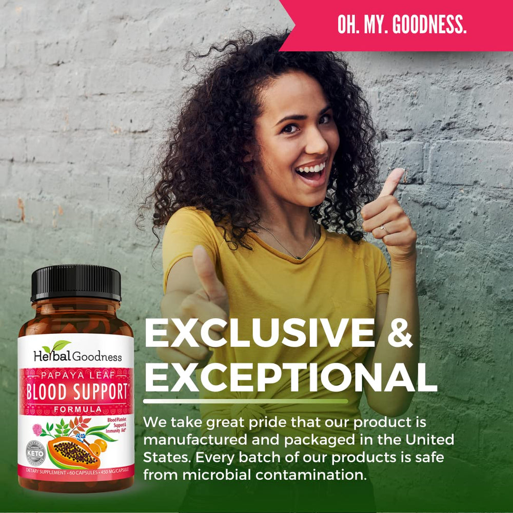 Details showing 60/450mg veggie capsule strength