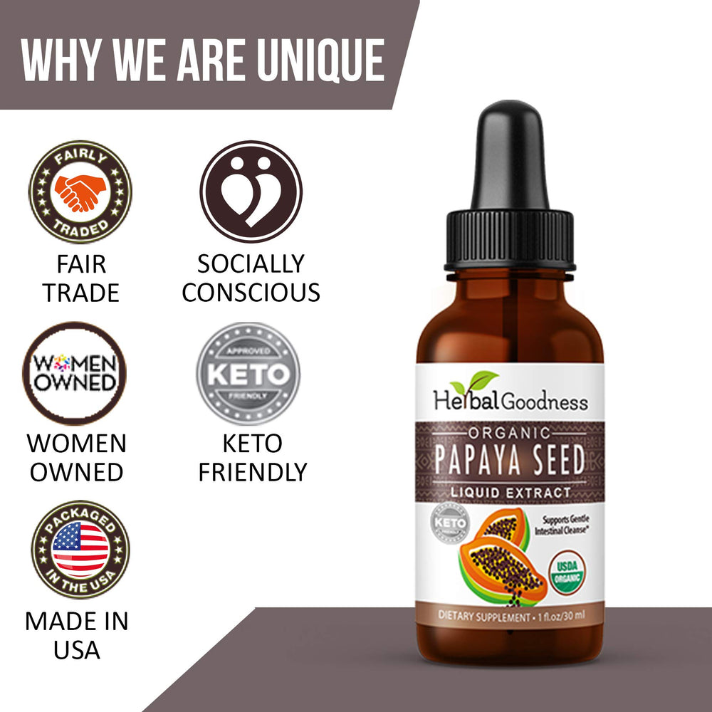 Herbal Goodness Papaya Seeds smoothies or snacks-ready for portable daily use.