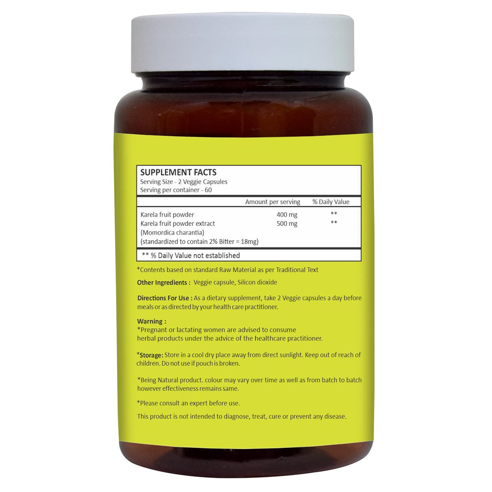 Bitter Melon capsules product shot showing 120-count bottle