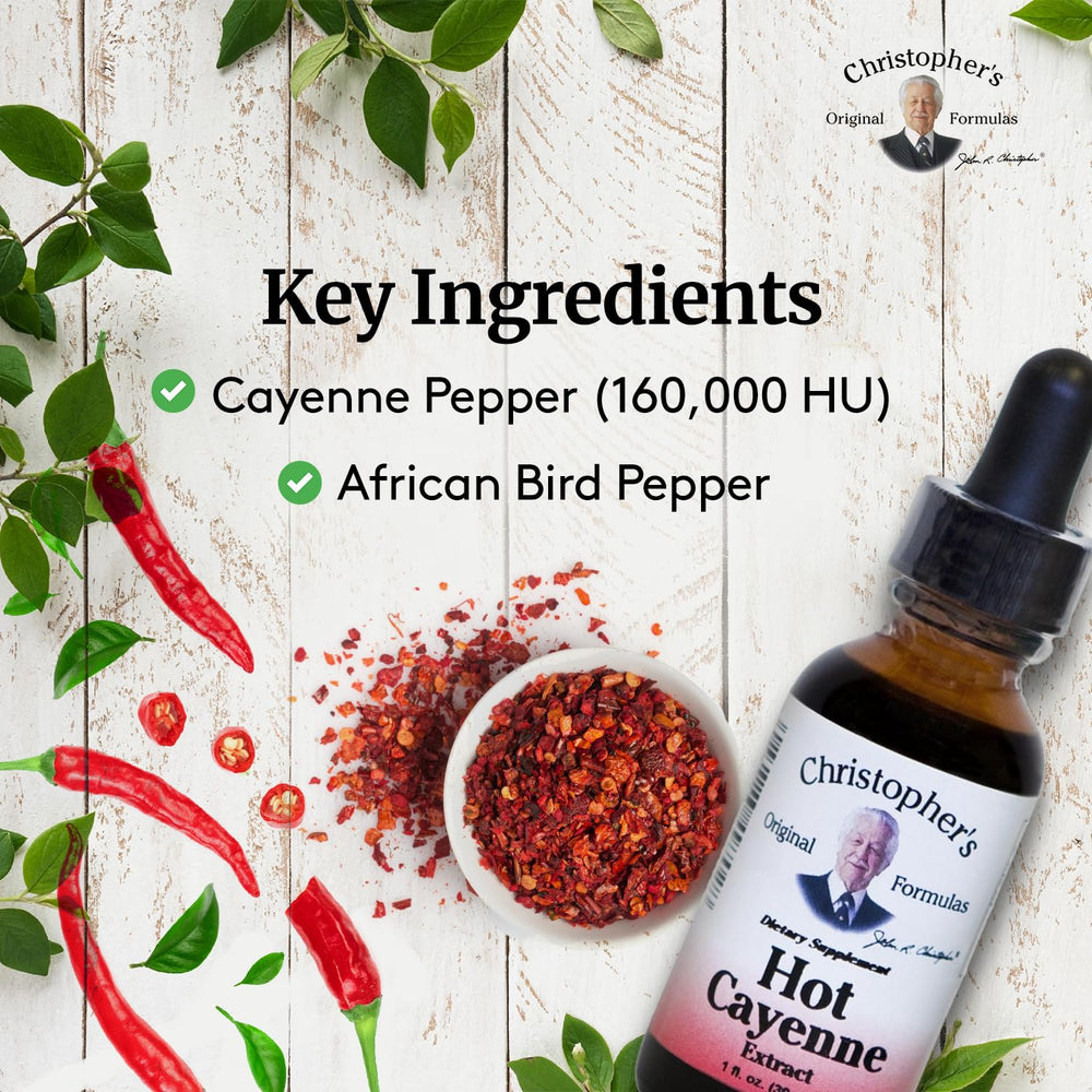 Liquid cayenne extract with herbal ingredients