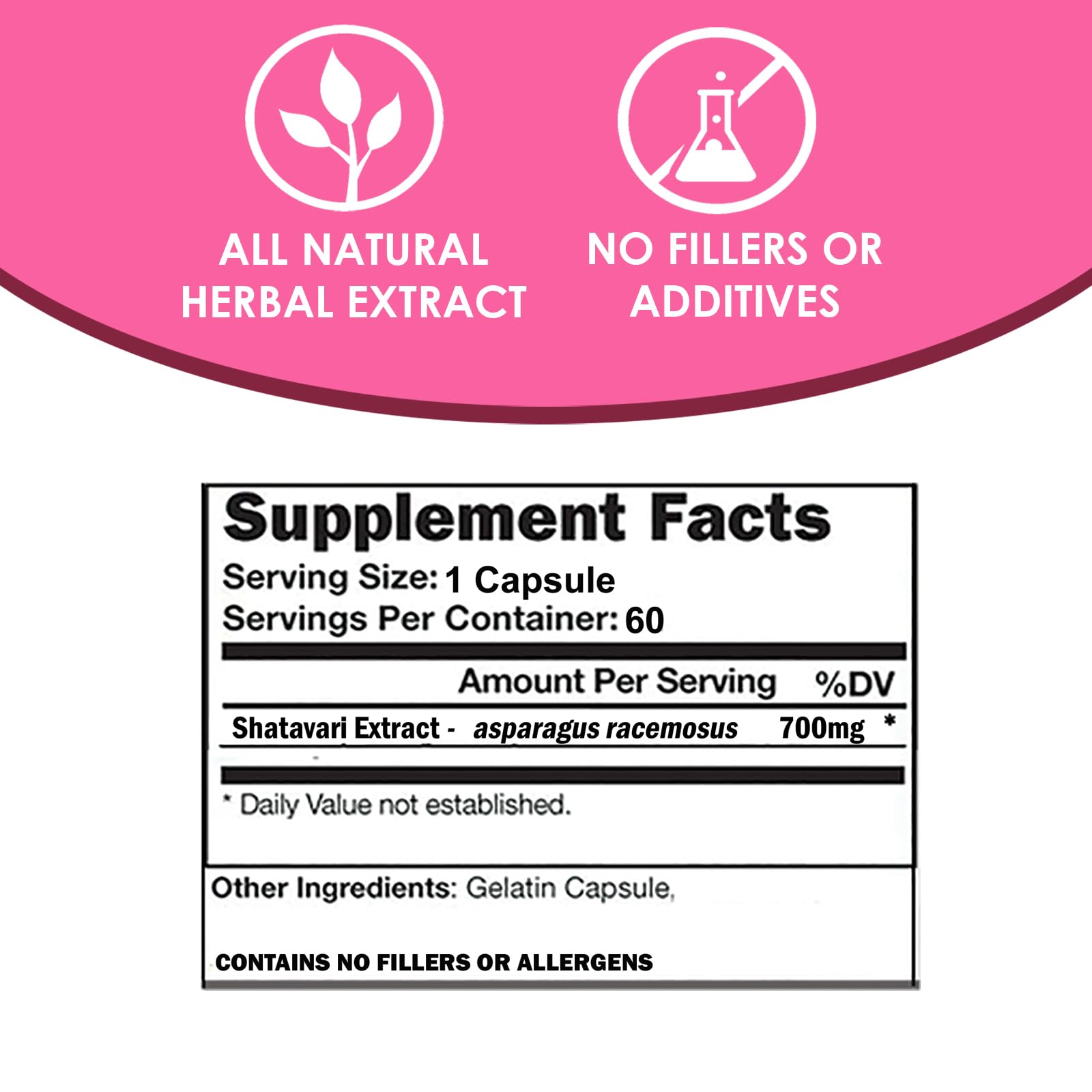 Herbal dietary supplement bottle on wooden surface