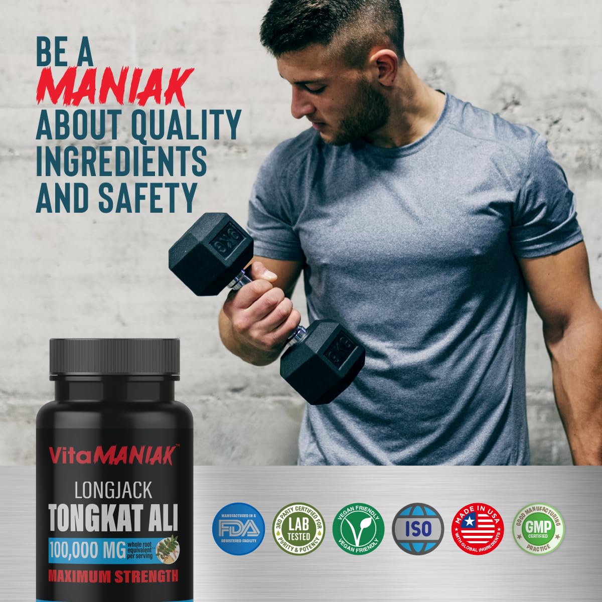 Herbal supplement for men's wellness and energy
