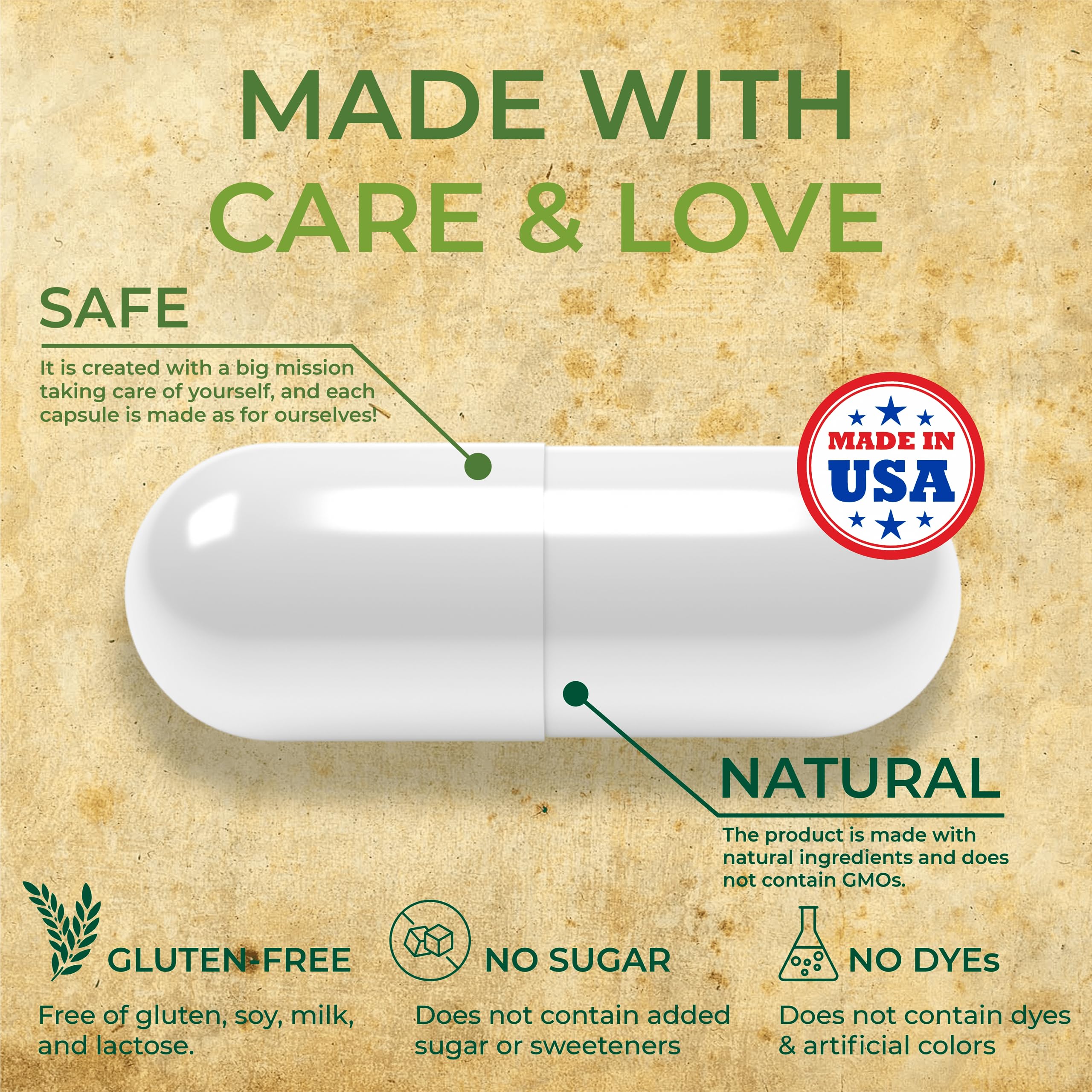 Joint support concept with collagen capsules