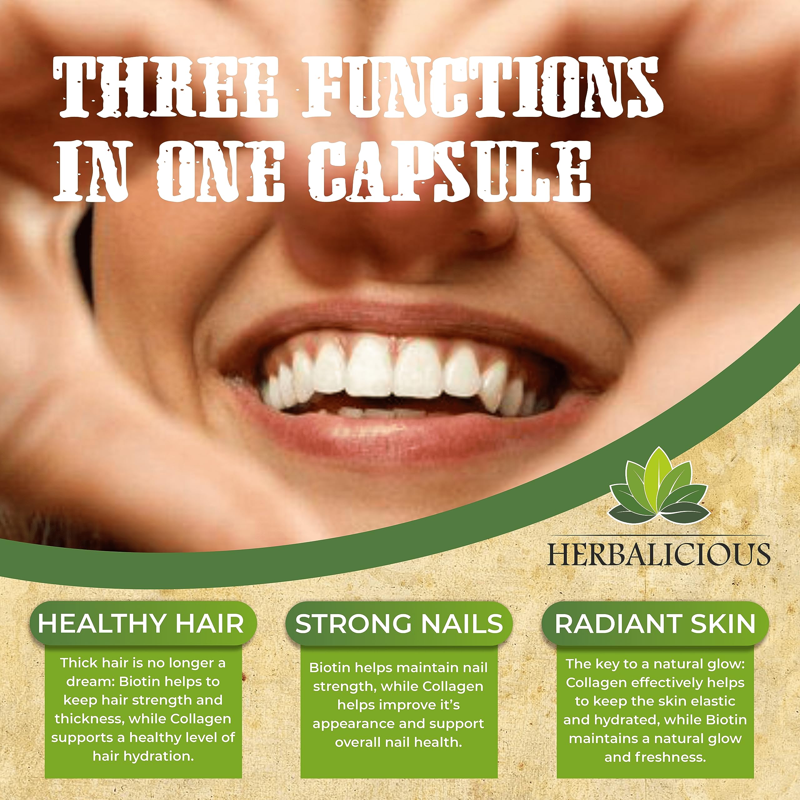 Close-up of hydrolyzed collagen peptides from chicken bone broth