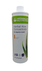 Front view of Herbalife Aloe Concentrate Pint – Mandarin flavor