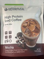 Herbalife High Protein Iced Coffee Mocha 12oz front view