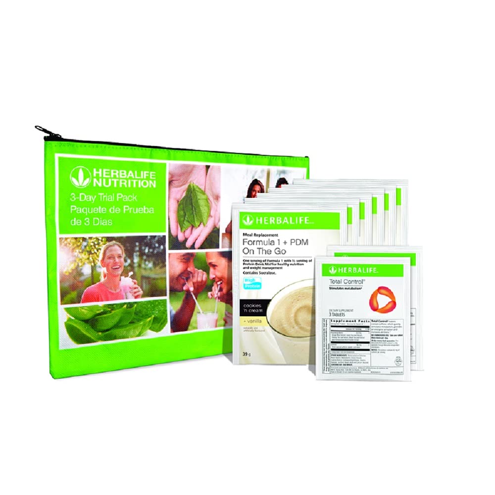 Herbalife Formula 1 and PDM On The Go Trial Pack box with 8 servings