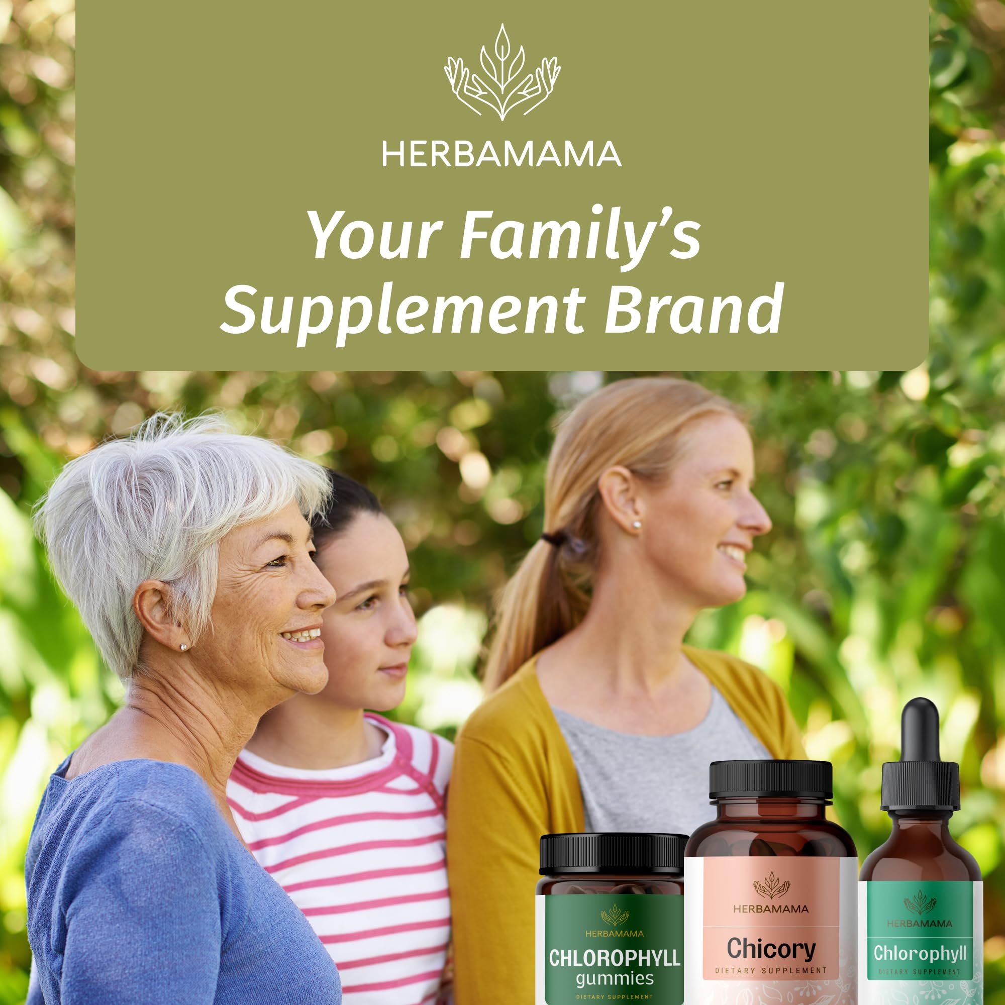 Chicory Root Fiber Capsules on a clean surface