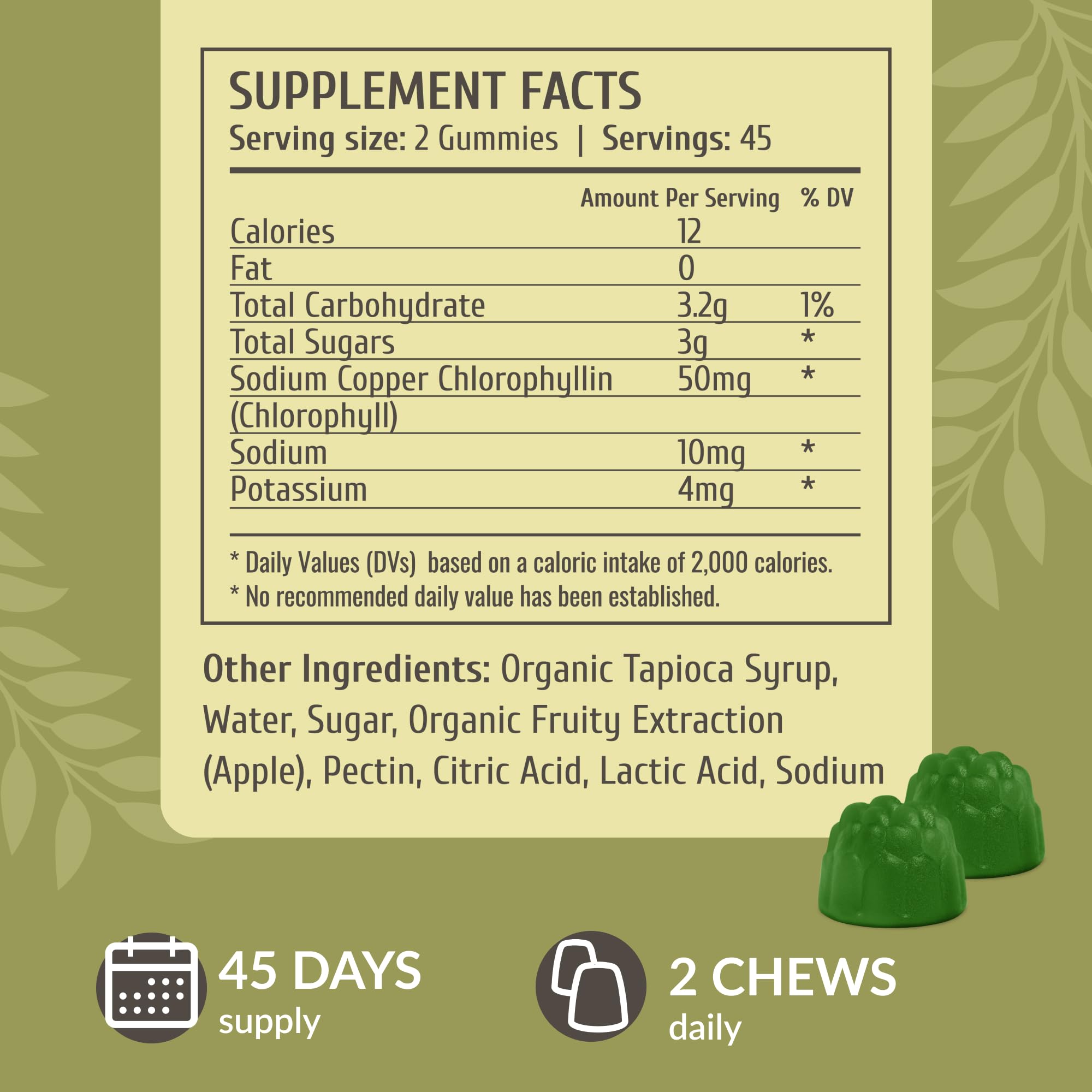 Soft texture gummies close up