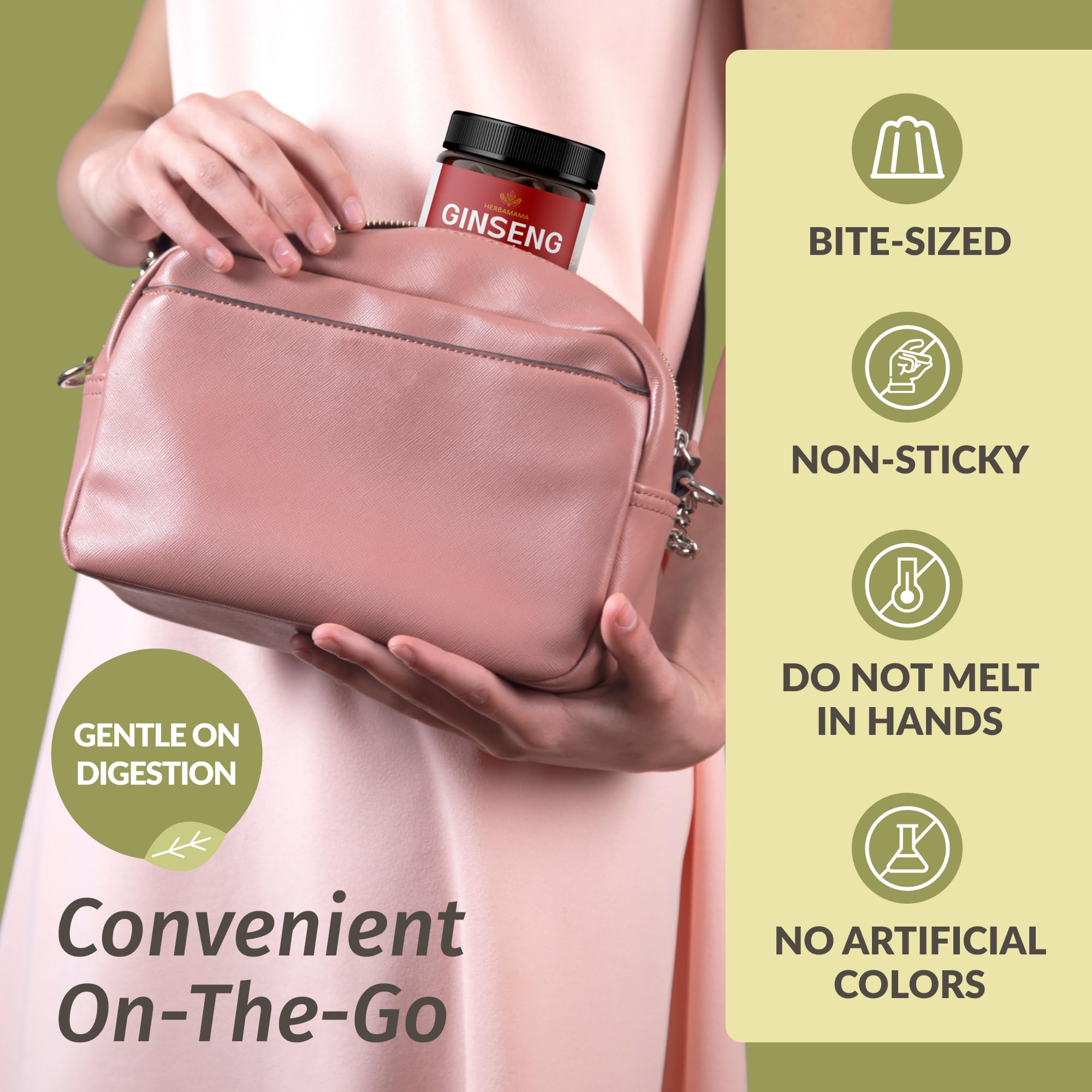 Gummies in a travel-friendly package for on the go