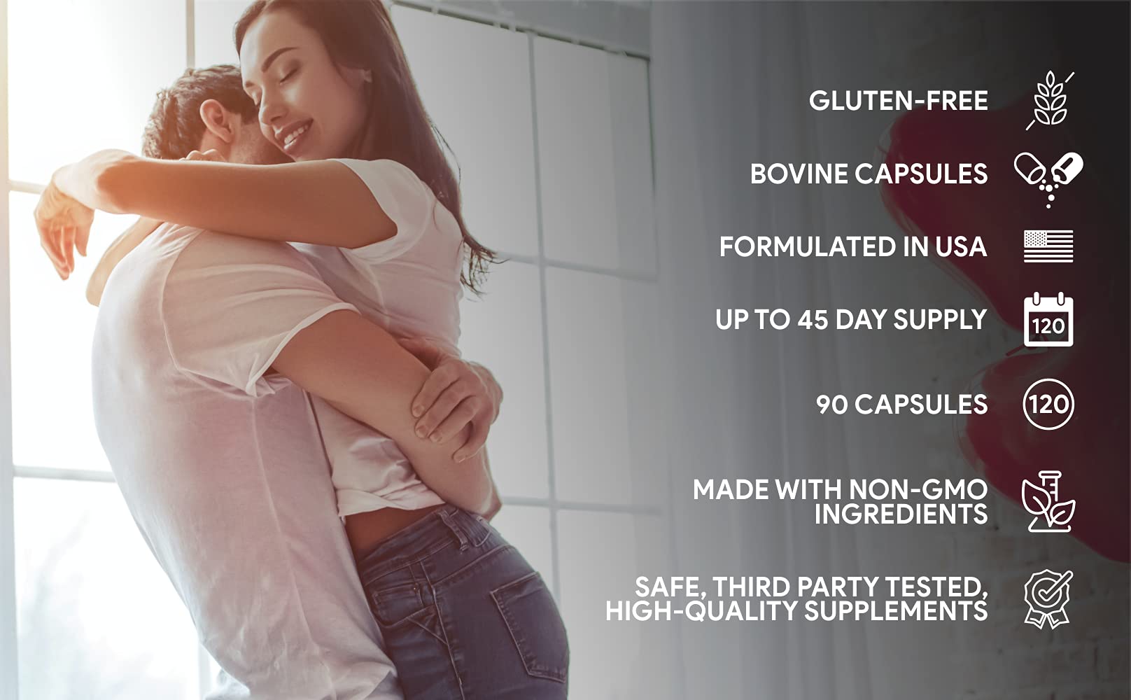 HerbaMe HGH pills ready to swallow for convenient energy and endurance support