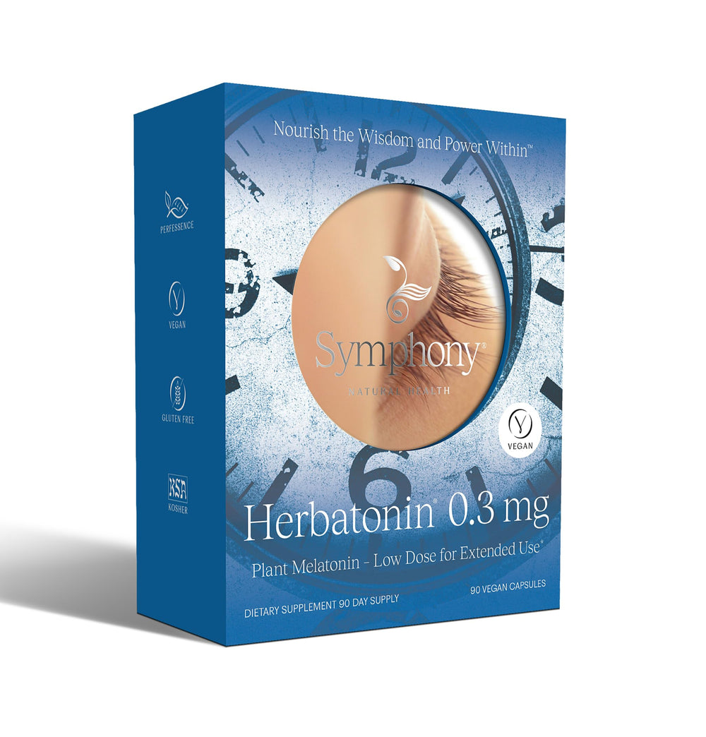 Vegan, allergen-free Melatonin badge for Herbatonin