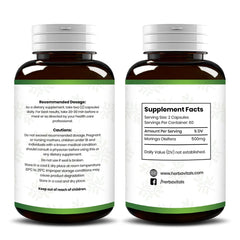 Two capsules daily dose for wellness and energy
