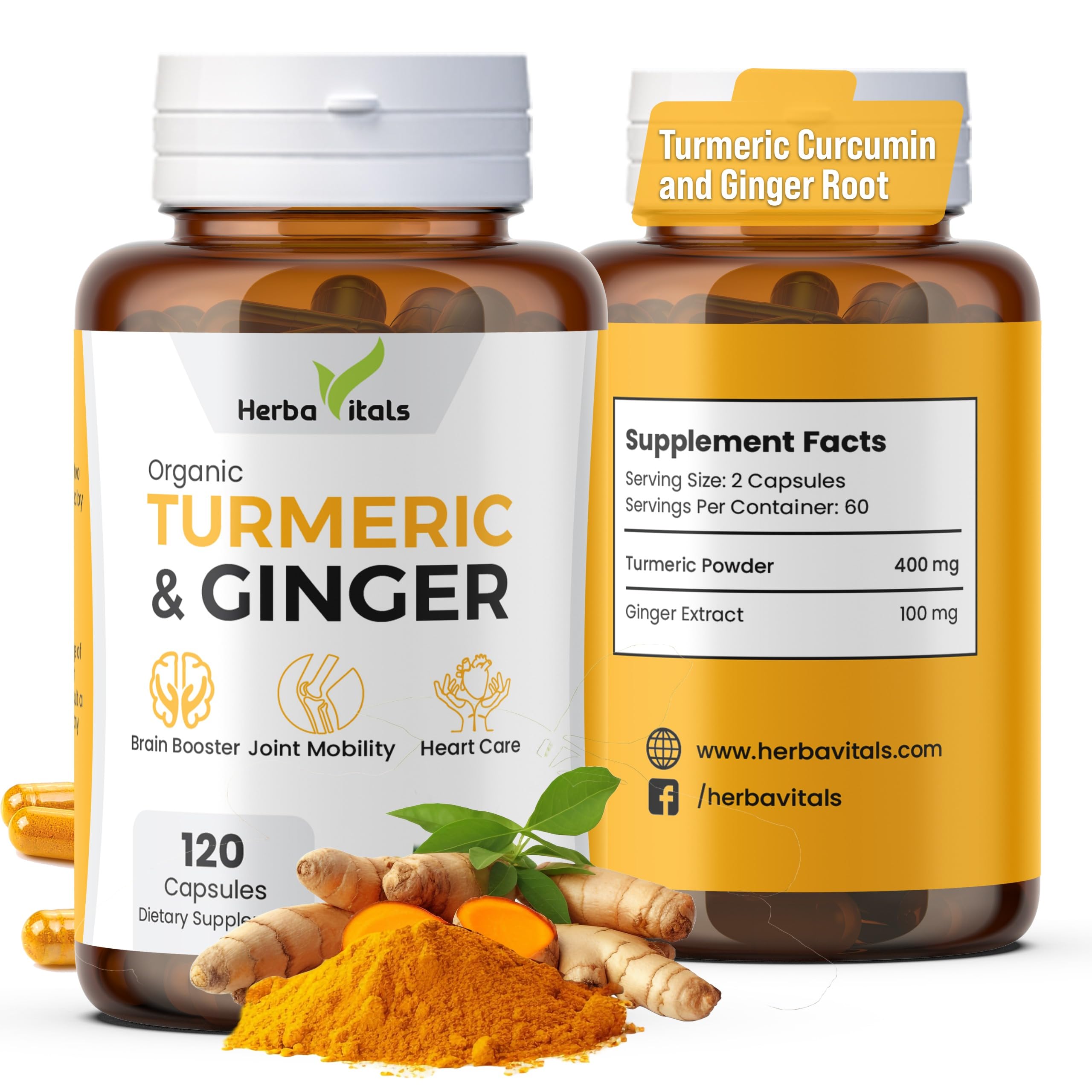Product packaging and branding highlighting natural ingredients
