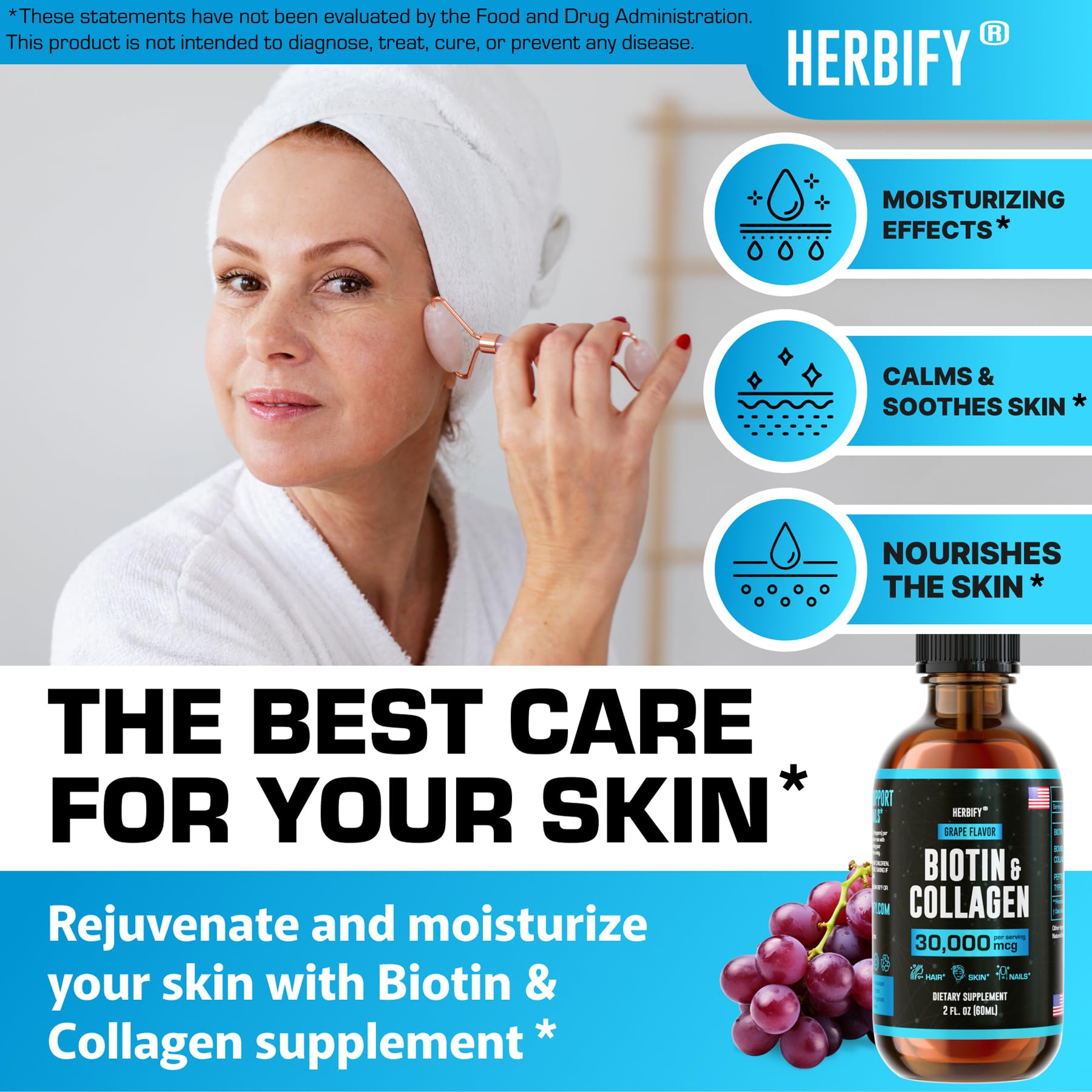 HERBIFY bottle and dropper with liquid