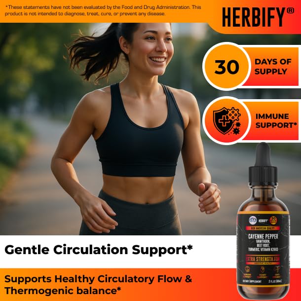 Digestive support detox cayenne liquid drops