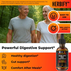 Herbify Cayenne Pepper Drops heart health bottle