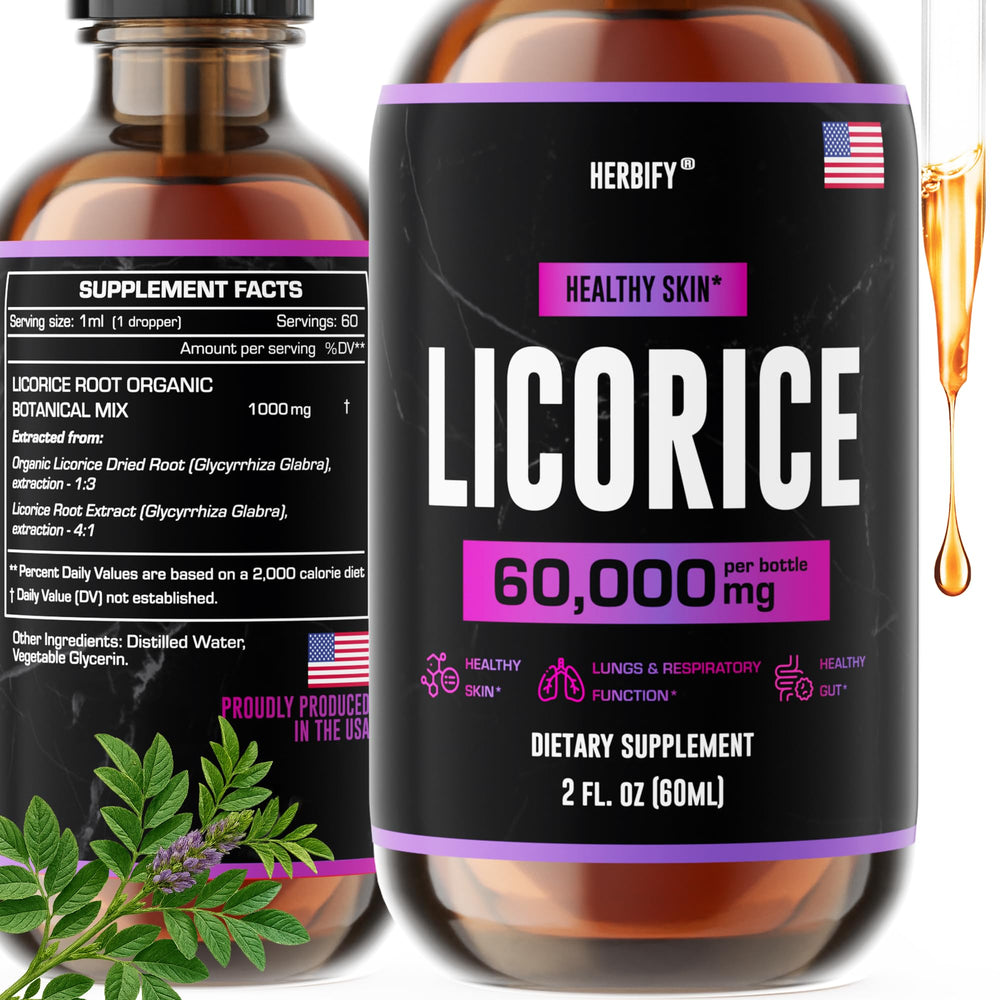 Bottle of HERBIFY Licorice Root Extract