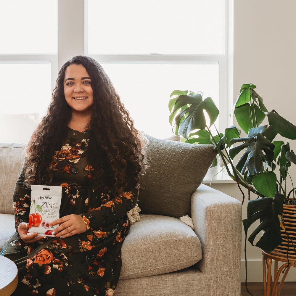 Made in the USA label on HERBION Naturals packaging