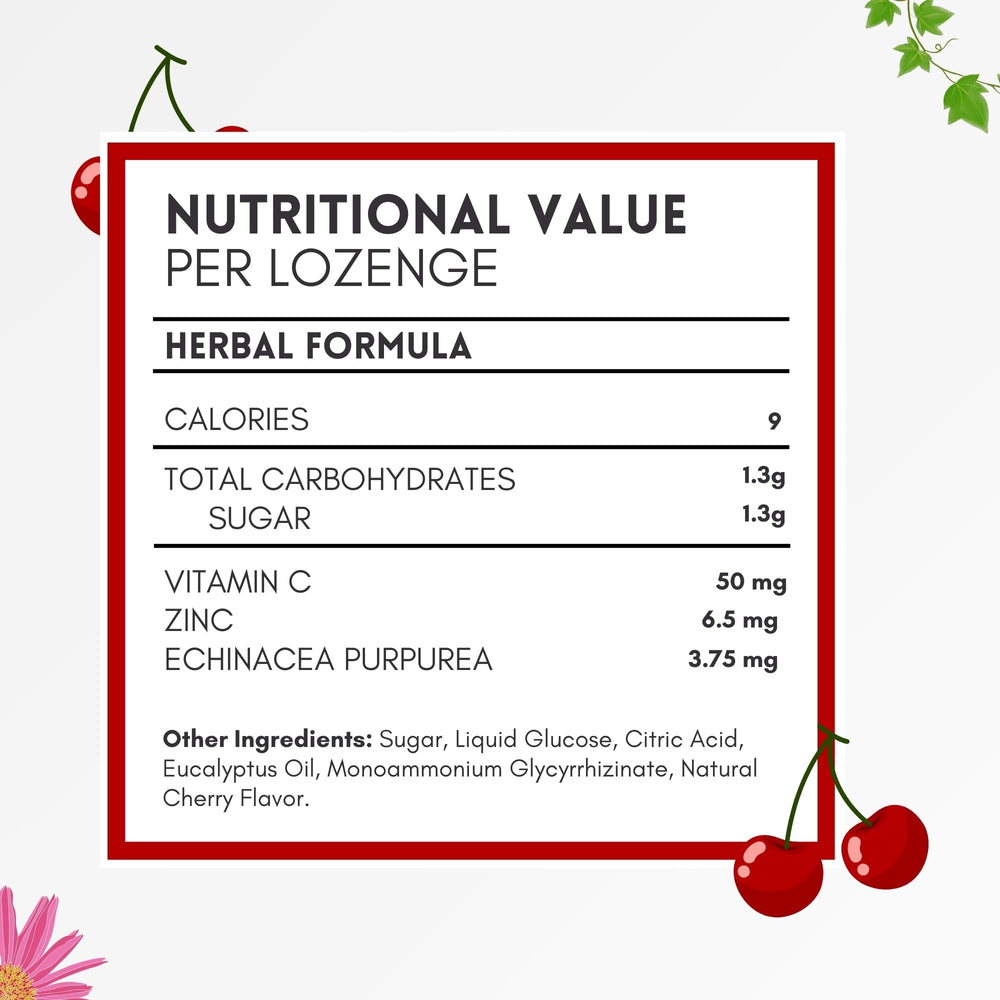 Individually wrapped lozenges for on-the-go use