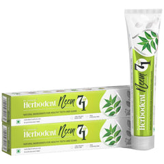 Herbodent Neem 7 in 1 toothpaste packaging front view