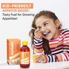 Herboganic Apetenic bottle with cap and glass