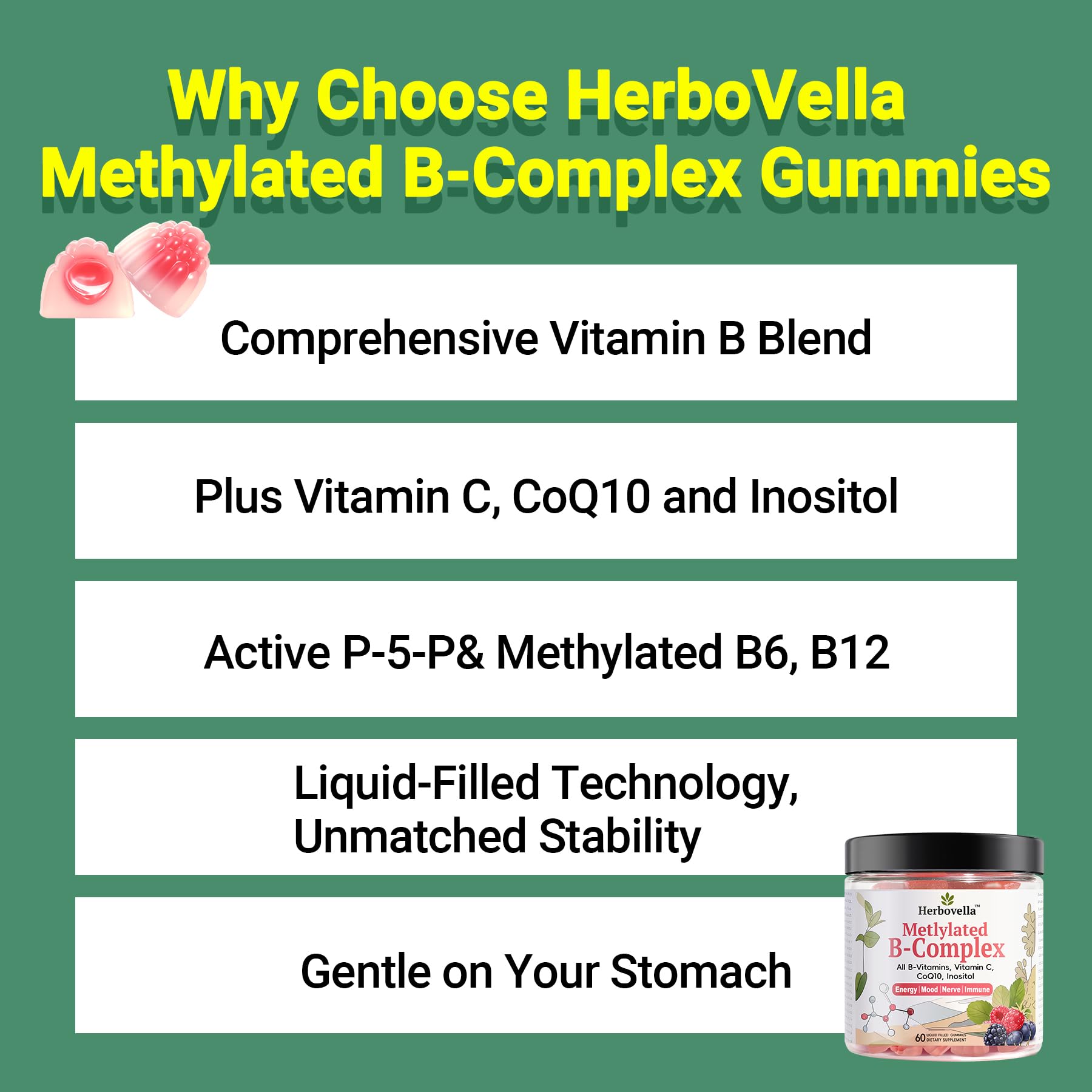Herbovella bottle in hand to show scale and 60-count convenience benefit