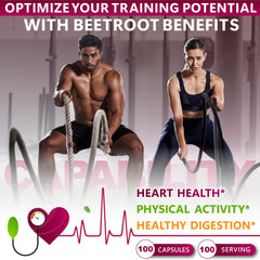 Beetroot digestion and heart health support with ginger and turmeric